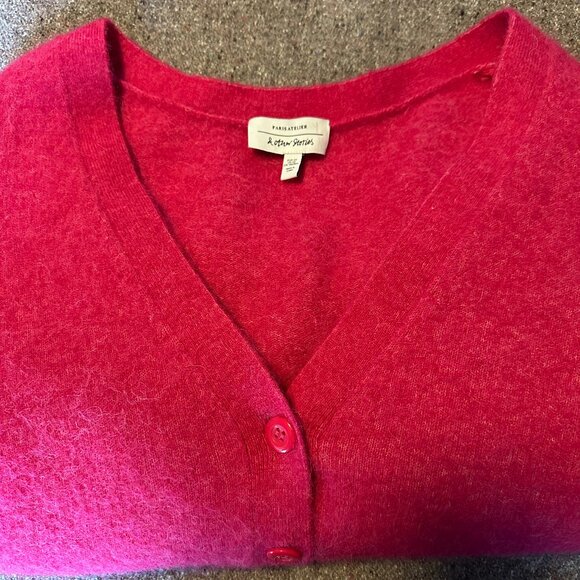 & Other Stories Fusia Alpaca Wool Blend Cardigan Sweater - Picture 5 of 8
